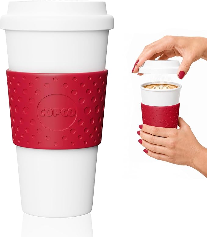 Copco Acadia Travel Mug, Cherry Red by Copco