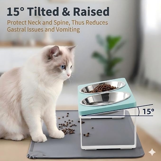 Summark Upgraded Elevated Cat Bowls - Image 3