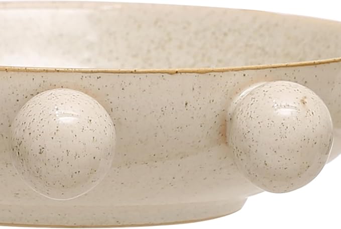 Bloomingville 9.75 Inches Stoneware Bowl - Image 4