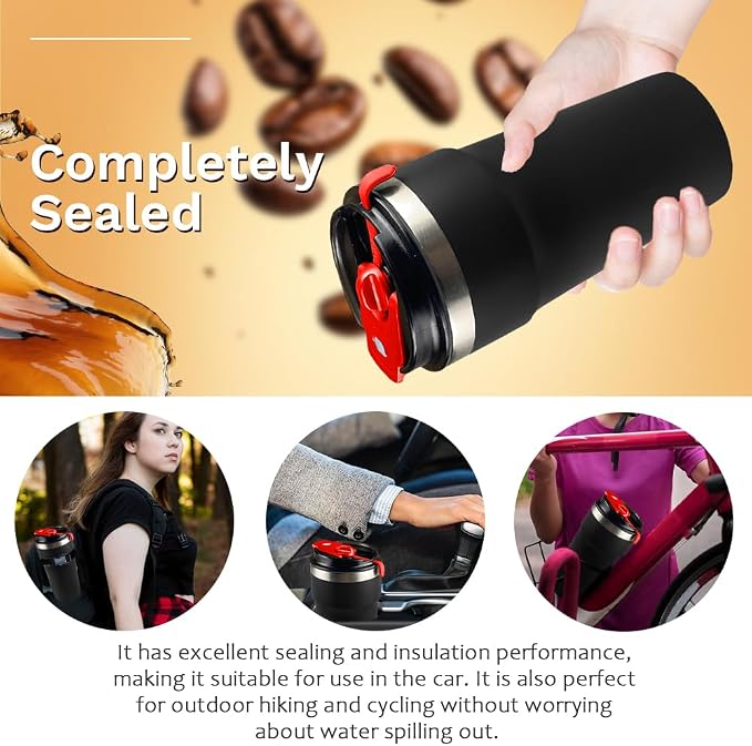 SPLMIFA Travel Coffee Mugs Leak-Proof, Reusable Coffee Cups - Image 5