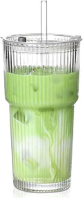 20 oz Glass Tumblers, Iced Coffee Cups by MINGHYZYA