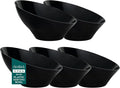 Bestluck 20 Oz Black Plastic Party Bowls, 12 Pack | Disposable Snack Bowls by Bestluck