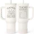 SANDJEST Teacher Appreciation Gift – 40oz Stainless Steel Insulated Tumbler by SANDJEST