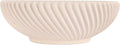 DOVDOV Beige Beveled Edge Decorative Bowl, Large Modern Fruit Bowl, Home Decor Bowl Suitable for Kitchen Countertops, Coffee Tables, or Entryway Tables, Minimalist Key-shaped Centerpiece Fruit Bowl.