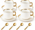 Ceramic Coffee Cup and Saucer Set by Unknown