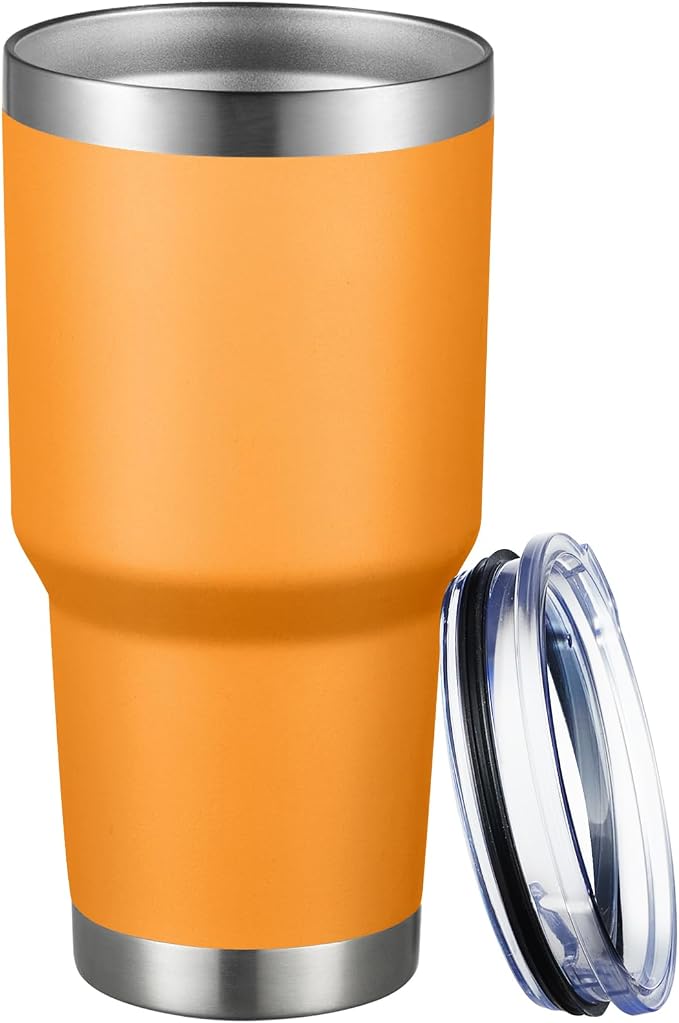 MEWAY 30oz Tumbler Double Wall Vacuum Insulated Travel Mug, Stainless Steel by MEWAY