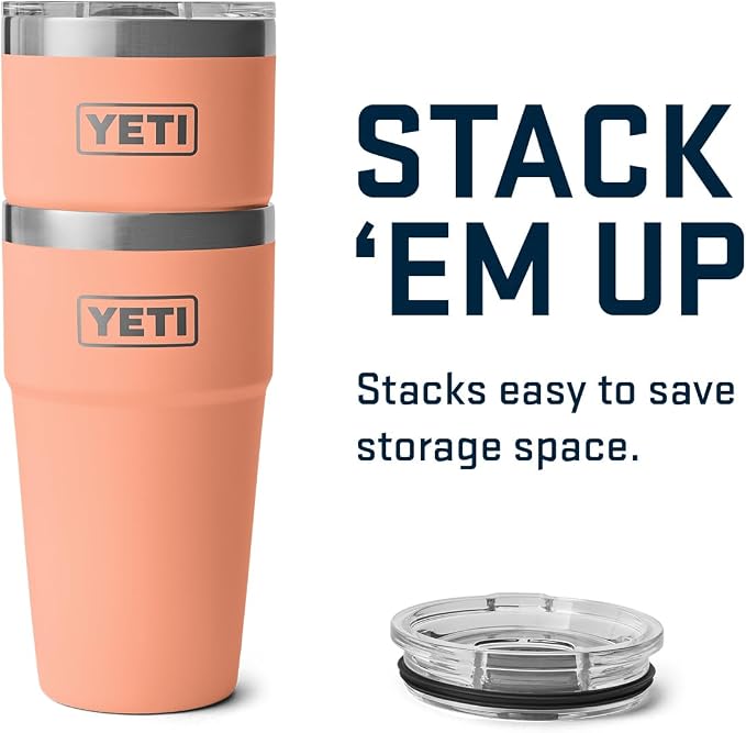 YETI Rambler 20 oz Stackable Tumbler, Stainless Steel, Vacuum Insulated - Image 8