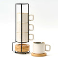 LUKA Porcelain Stackable Espresso Cups by LUKA