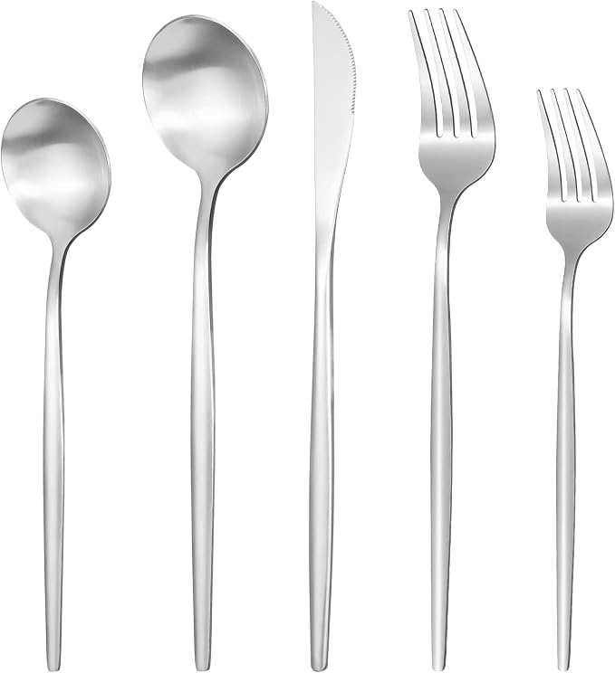 Silverware Set for 6, 30 Piece Flatware Set, Cutlery Tableware set Include by ROMAWARE