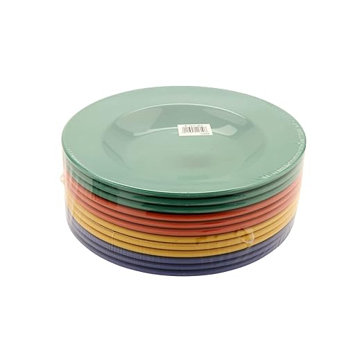G.E.T. B-1611-MIX Diamond Mardi Gras Collection, Multi Color 16 oz. Melamine Bowls (Pack of 12),