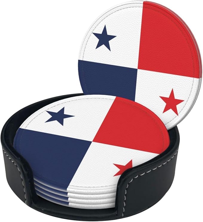 Panama Flag Coasters for Drinks - Image 2