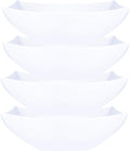 PLASTICPRO Disposable 128 ounce Square Serving Bowls, Party Snack or Salad Bowl by PLASTICPRO