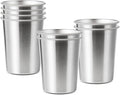 8 Pack 6 oz Stainless Steel Cups by YOLCAR