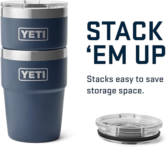 YETI Rambler 16 oz Stackable Tumbler, Vacuum Insulated, Stainless Steel - Image 6