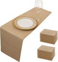 12 Pack Burlap Table Runners 12x108 Inch by Unknown