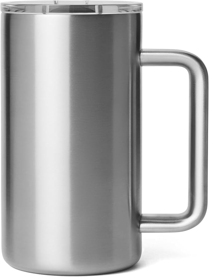 YETI Rambler 24 oz Ceramic Lined Stackable Mug 2.0, Vacuum Insulated, Stainless by YETI
