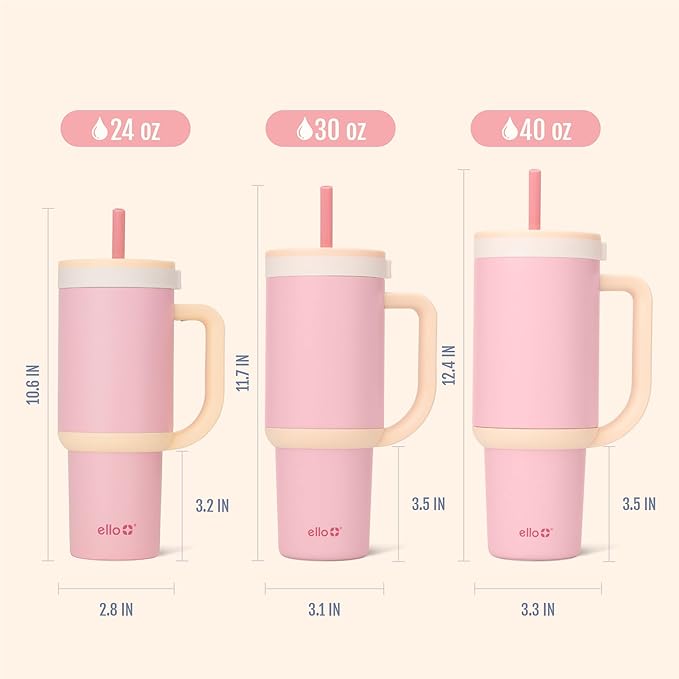 Ello Oasis 24oz Insulated Stainless Steel Tumbler - Image 8