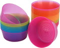 24-Pack Plastic Bowls 10 oz, Polypropylene, Microwave & Dishwasher Safe by LYHLYA