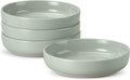 LIANYU Salad Pasta Bowls, 33oz Large Serving Bowl Set of 4, Round and Shallow by LIANYU