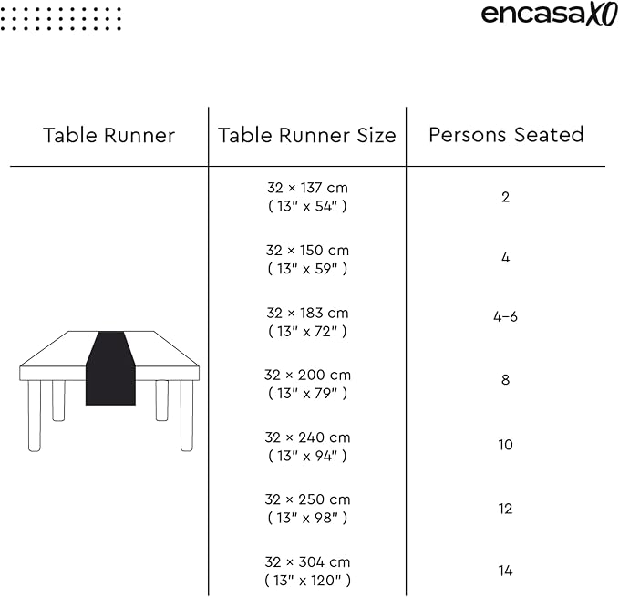 Encasa XO Table Runner, Yarn Dyed Ribbed Cotton 13"x120" | Ladder Yellow - Image 7
