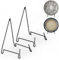 2 Pack Bowl Display Stand, 10 Inch Iron Bowl Holder, Plate Stand | by PUERSI