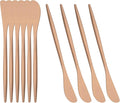 10 Pack Rose Gold Cheese Spreader Knife, Uniturcky Stainless Steel Butter by Uniturcky