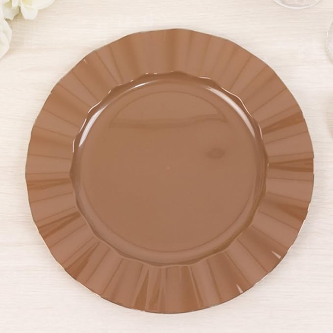 Efavormart 10 Pack Hard Plastic Large Dinner Plates by efavormart