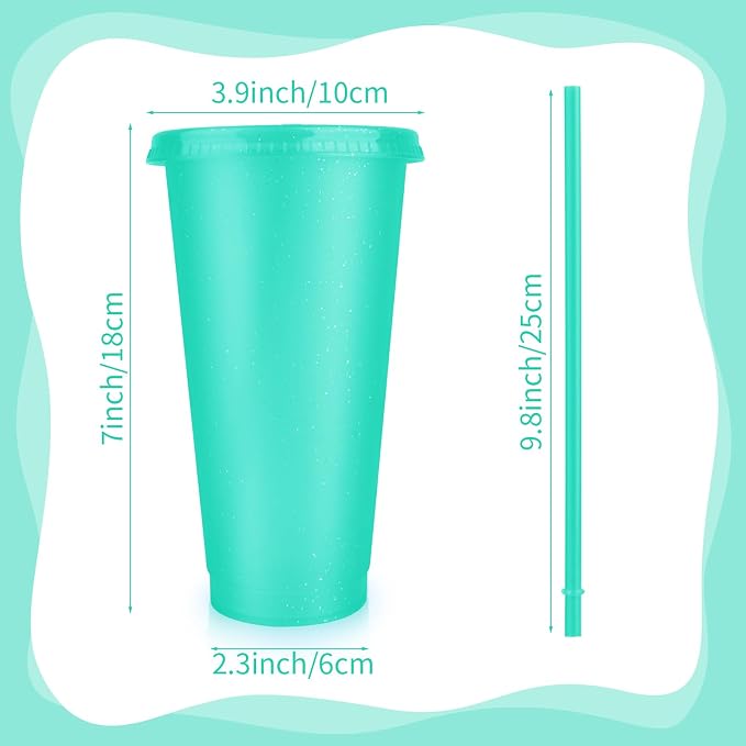 Hxezoc 16 Pieces Reusable Cups - Image 2