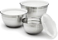 Cuisinart Mixing Bowl Set, Nesting Bowls, Stainless Steel, 3-Piece | 1.5 by Cuisinart