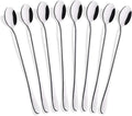 Hiware 8-Piece 9-Inch Long Handle Iced Tea Spoon, Coffee Spoon, Ice Cream Spoons by HIWARE