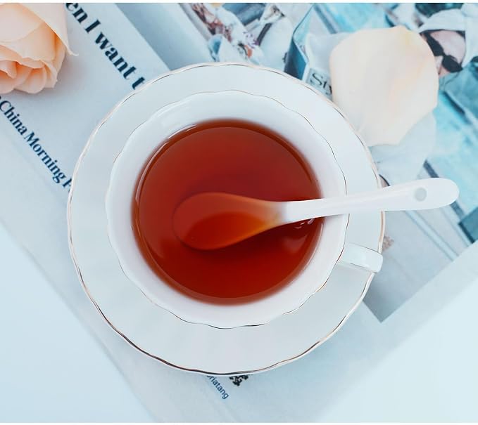 Bone China Tea Cup and Saucer Set - Image 5