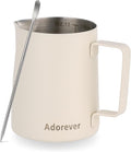 Milk Frothing Pitcher, 350ml/12oz Steaming Pitchers Stainless Steel Milk Coffee by Adorever