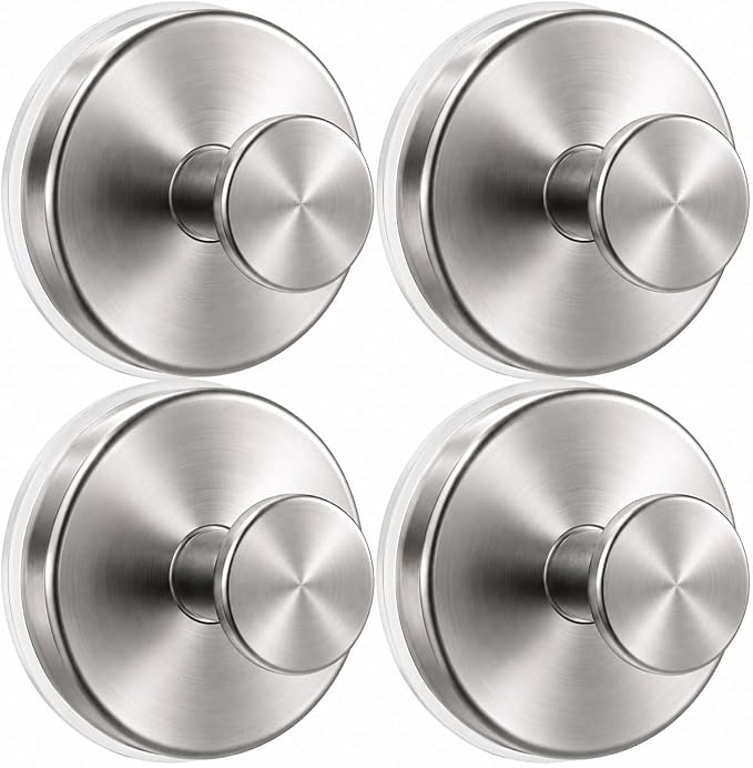 Suction Cup Hooks for Shower, Shower Hooks for Inside Shower, No Drill Bathroom by MOTAIPEAK