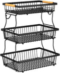 3 Tier Fruit Basket for Kitchen Counter by Unknown