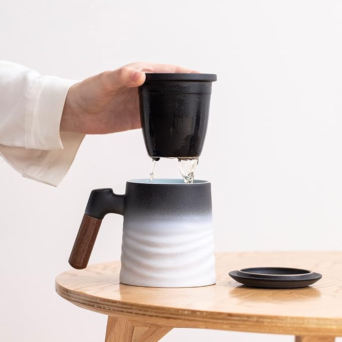 ZENS Tea Mug with Infuser and Lid - Image 5