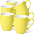 Urbanstrive 16 oz Large Coffee Mugs Set of 6 Ceramic Coffee Mug White Coffee by Urbanstrive