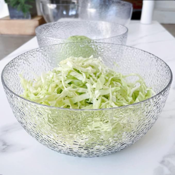 130 oz Acrylic Salad Bowls, 9.5" Serving Bowls - Image 5