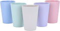 Wheat Straw Unbreakable Cup | 16 oz Reusable Water Drinking Glasses Sets of 5 | by LuckyZone