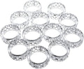 Clear Acrylic Napkin Holder Rings by HOMEFORD