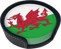 Welsh Flag Coasters for Drinks by Unknown