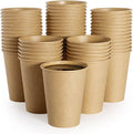 LITOPAK 240 Pack Disposable Coffee Cups, 12 oz Kraft Paper Cups | Large bulk by LITOPAK