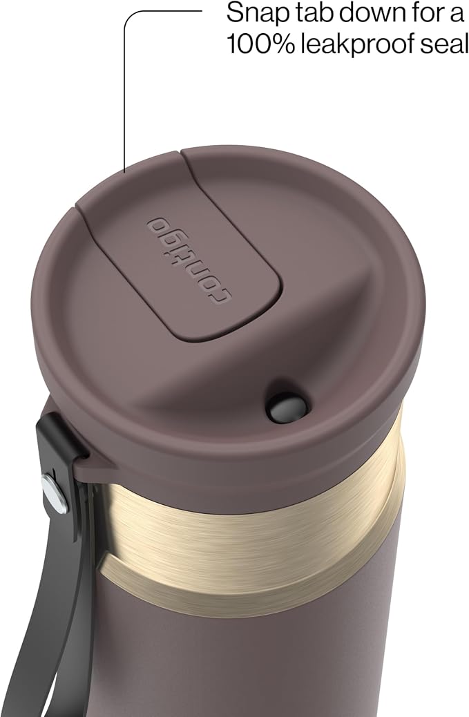 Contigo SnapSeal 16 oz Stainless Steel Vacuum-Insulated Water Bottle - Image 3
