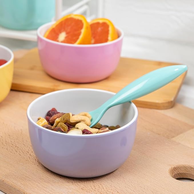 Set of 6 Small ColorPop Melamine Bowls - Image 2