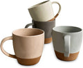 Mora Ceramic Large Latte Mug Set of 4, 16oz by MORA