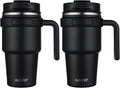 20 oz Insulated Travel Coffee Mug Tumbler by ALOUFEA