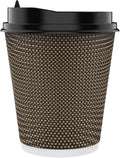 LITOPAK 80 Pack 10 oz Disposabel Paper Cups, Coffee Cups by LITOPAK