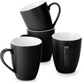 BTaT- Porcelain Coffee Mugs Set, 16 Ounces, 4 Pack, Restaurant Cups by BrewToATea