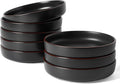 famiware Mercury Pasta Bowls Set of 8, 33 oz Large Salad Bowls, Lead-free and by Famiware