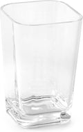 Clear Square Toothbrush Holder or Bathroom Tumbler Cup | Shatter-Proof by HuangAcrylic