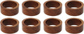 Handmade Wood Napkin Ring Set by Unknown